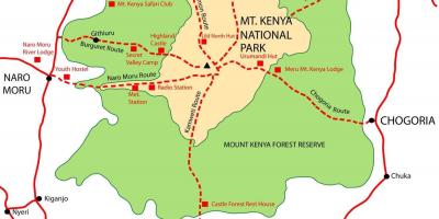 Kartes mount Kenya