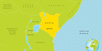 Nairobi Kenya kartē