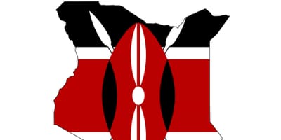Kartes Kenijas karoga